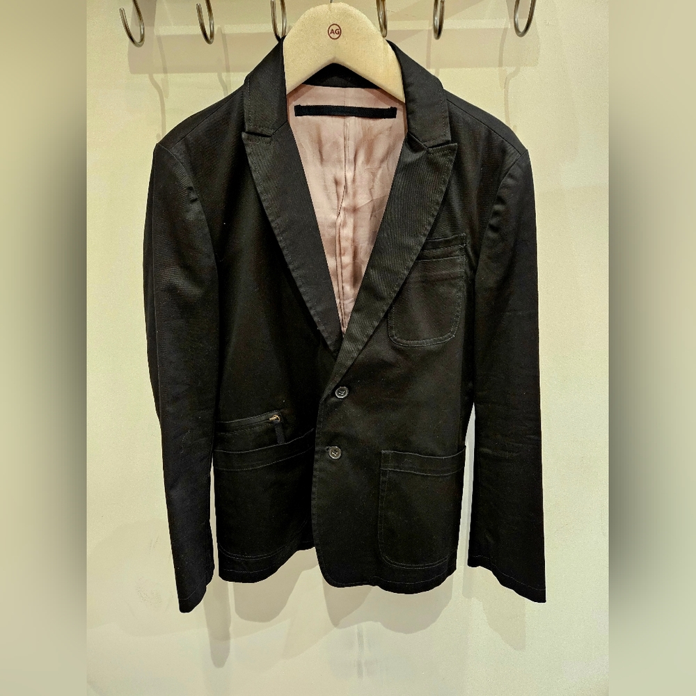 Diesel Black Sport Coat Blazer (L)